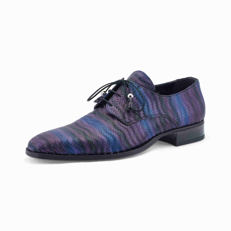 ART 3208 FABRIC BALERA BLACK/BLUE/PURPLE