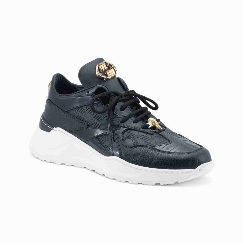 ART 8464/2 TIME/ BABY CROC/ NAPPA EMBOSSED/ PATENT BLACK