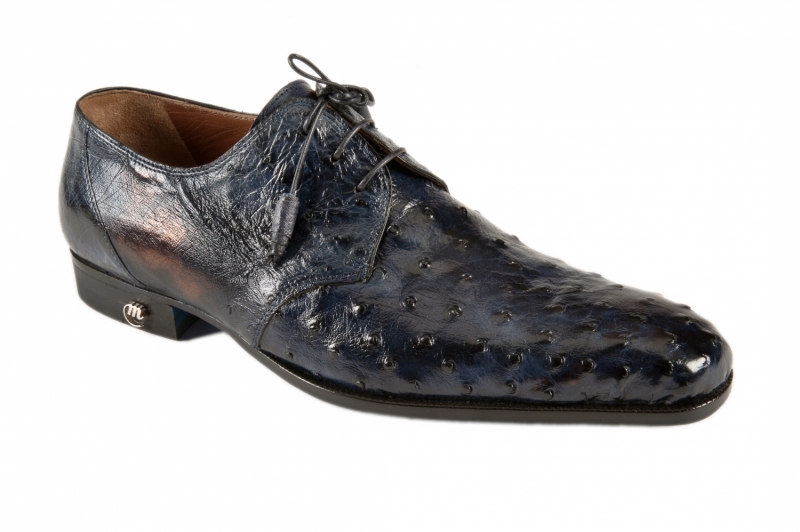 art 1188/1 ostrich hand-painted wonder blue